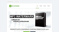 Desktop Screenshot of mp3watermark.com